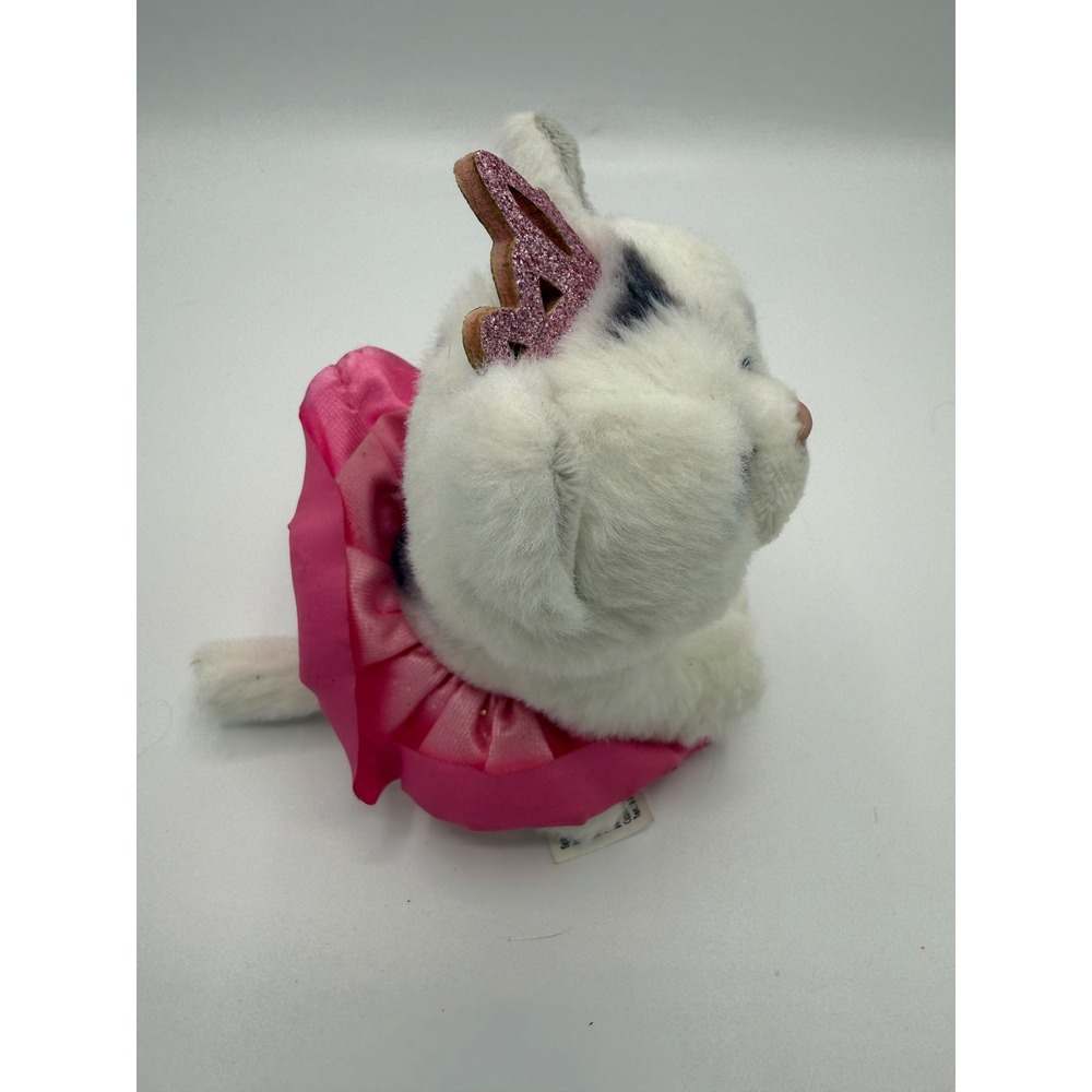 GUND Princess Fiona the Feline White Cat Plush Pink Tutu Tiara Kitten Stuffed - Picture 5 of 7